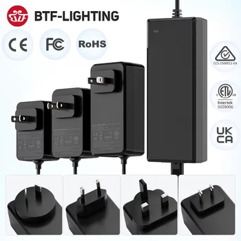 CE ETL UKCA AC100-240V LED Power Supply DC5V 12V 24V Transformer 1A 2A 3A 4A 5A 6A 8A 10A Adapter SMD FCOB COB LED Strip Light 1