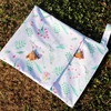 30x40cm Wet Bags Baby Diaper Bag Waterproof Dry Nappy 2 Zipper Handbag Stroller Carry Pack Travel Outdoor Wet Diaper Storage Bag 5