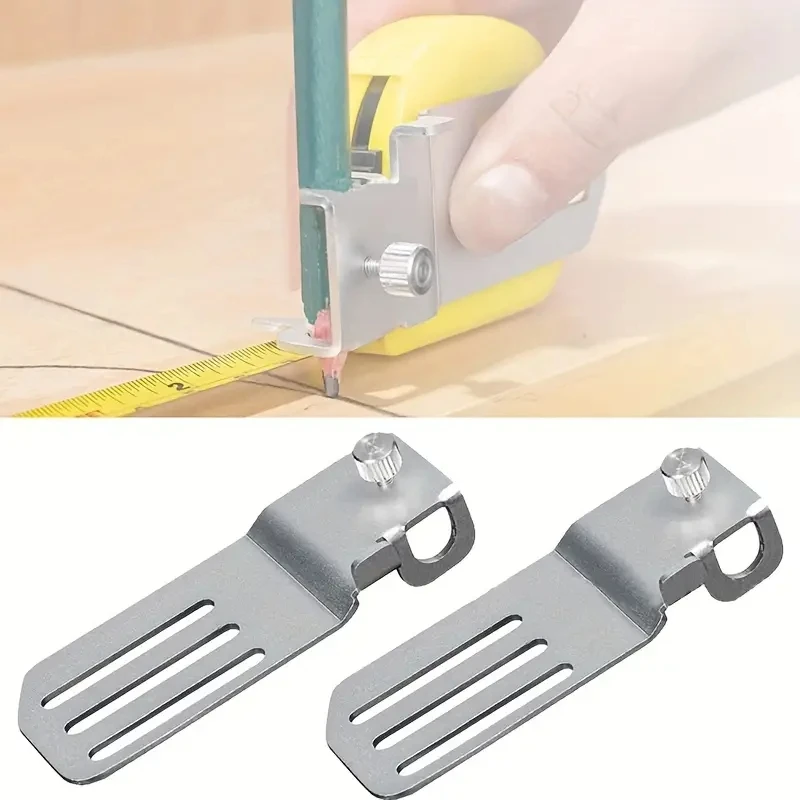 Tape Measure Measuring Tape Measuring Tape Lock Clip Tape Measure Pen Clips Adjustable Marker Scriber Tool Measurer Flexible Measuring Guide