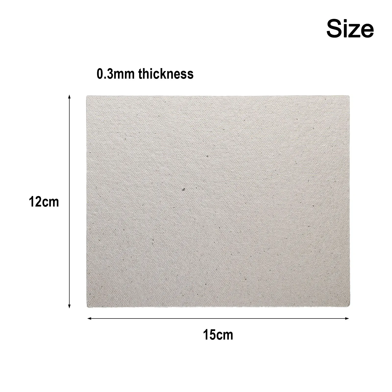 5pcs 150x120mm Microwave Oven Cover Sheets Mica Sheet Waveguide Waveguide Sheet High Temperature Resistance Mica