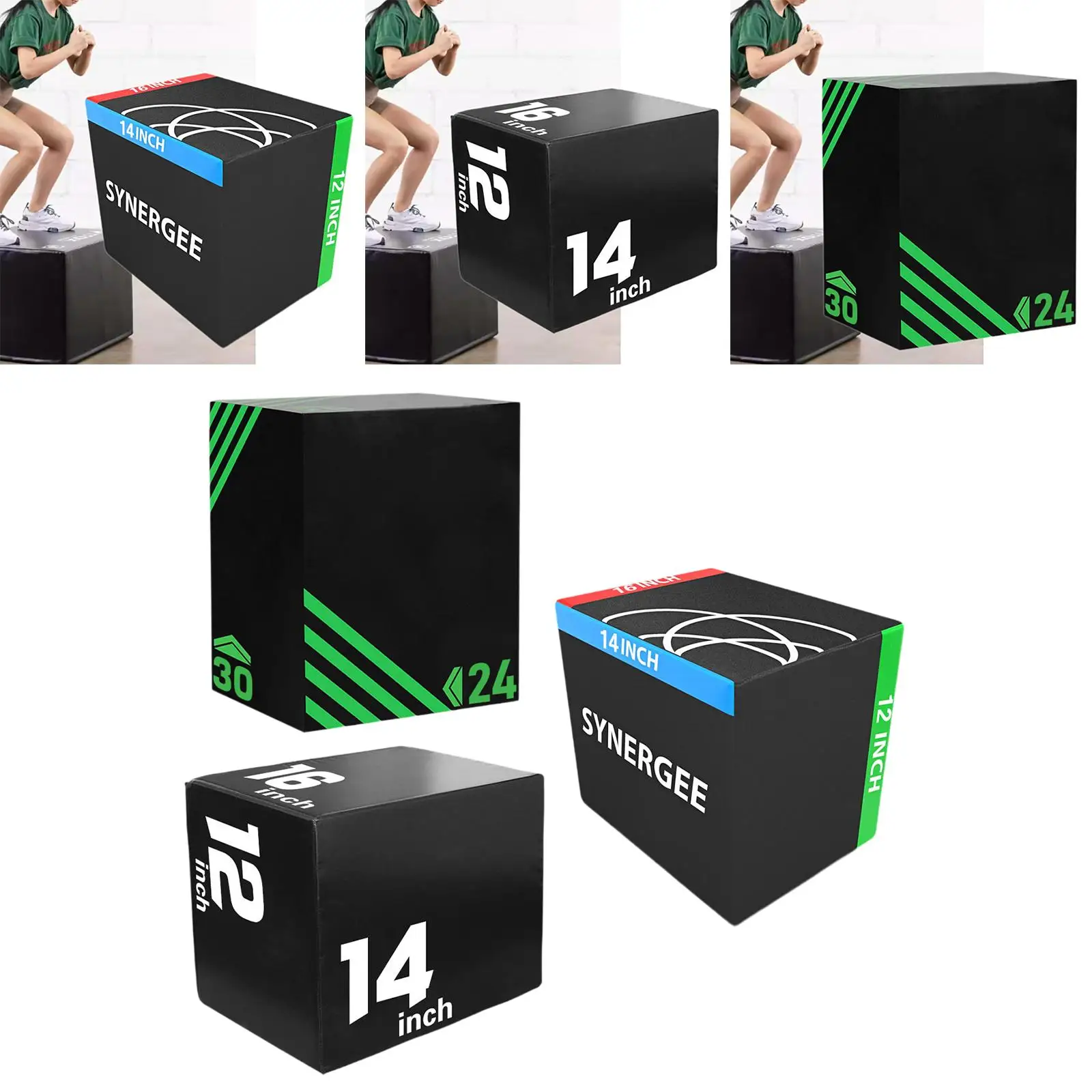 Multifunctional Soft Plyo Box Non Slip PVC Jumping Agility Equipment for Home Workout and Strength