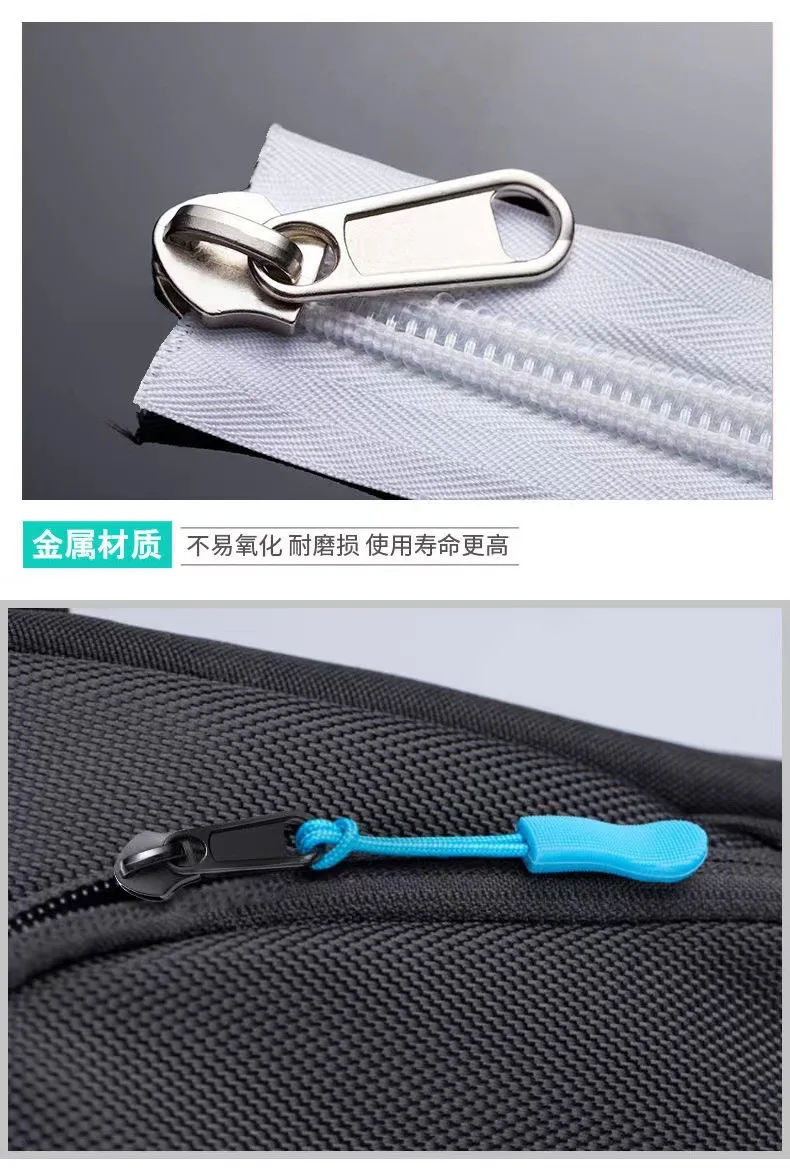 10PCS Non-lock Thick Metal Zipper Sliders Zipper Accessories Zinc Alloy Zipper Sliders for Nylon Zipper 3# 5# 8# 10#