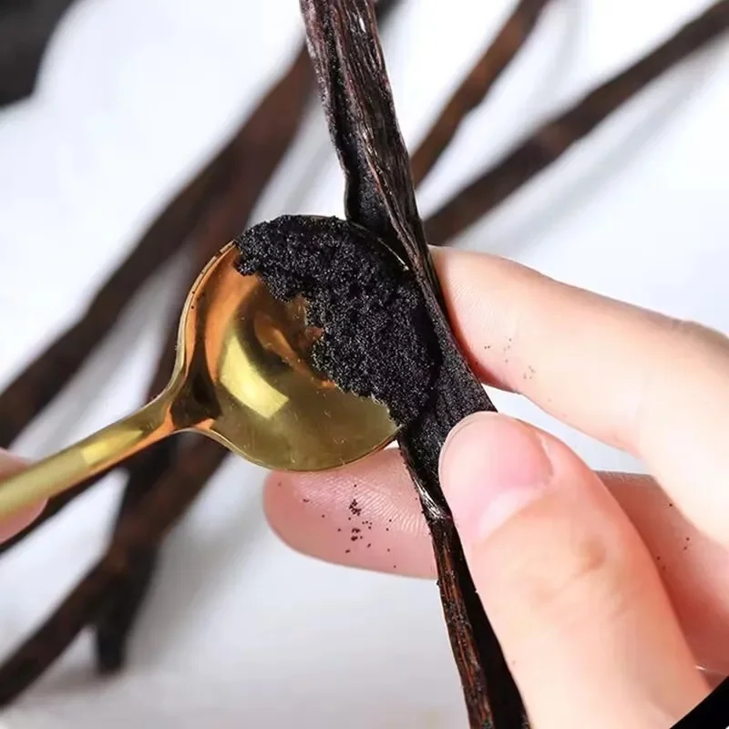 14-17cm 10Pcs/20Pcs Natural Madagascar Vanilla Pods Incense Natural Bean Aroma
