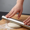 Stainless Steel Rolling Pin Dough Baking Pizza Noodles Biscuits Dumplings Making Tools Kitchen Baking Multifunctional Utensils 3