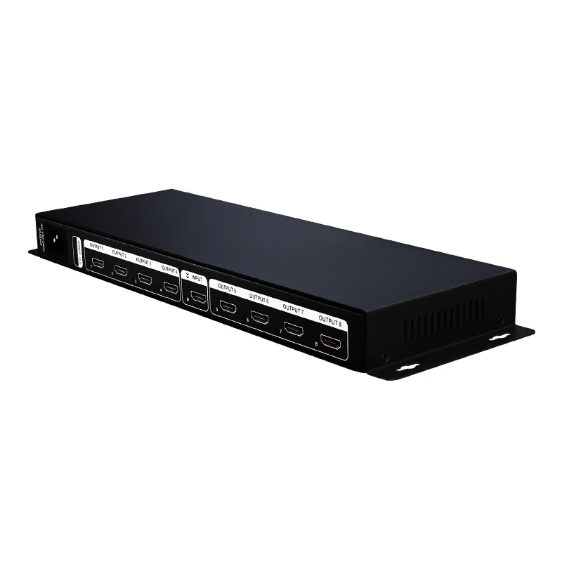 AMS-H1S8 1x8 ø , dtech DT-7148  1080p 4K HD ػ, 2  LED Ż ÷, hdml ȣȯ