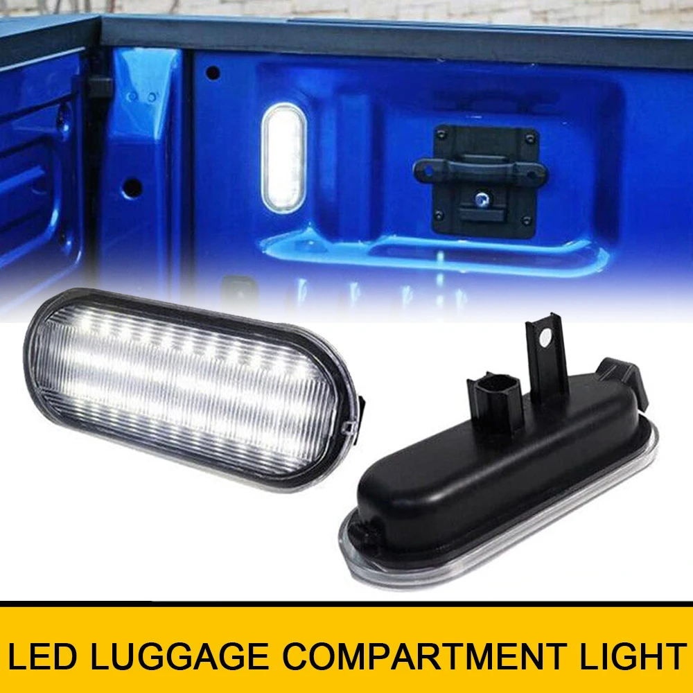

2x LED Luggage Compartment Interior Lights For Ford F-150 F-250 F-350 F-450 Super Duty Raptpl 2017-2023 OEM JL3Z13E754A