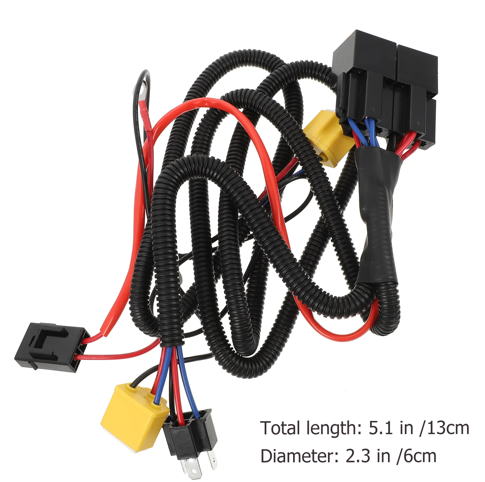 H4 Halogen Wire Harness Wiring Harness LED Light Brightness Booster Wiring Kit Headlight Booster Wire For H4 / car headlight wiring harness