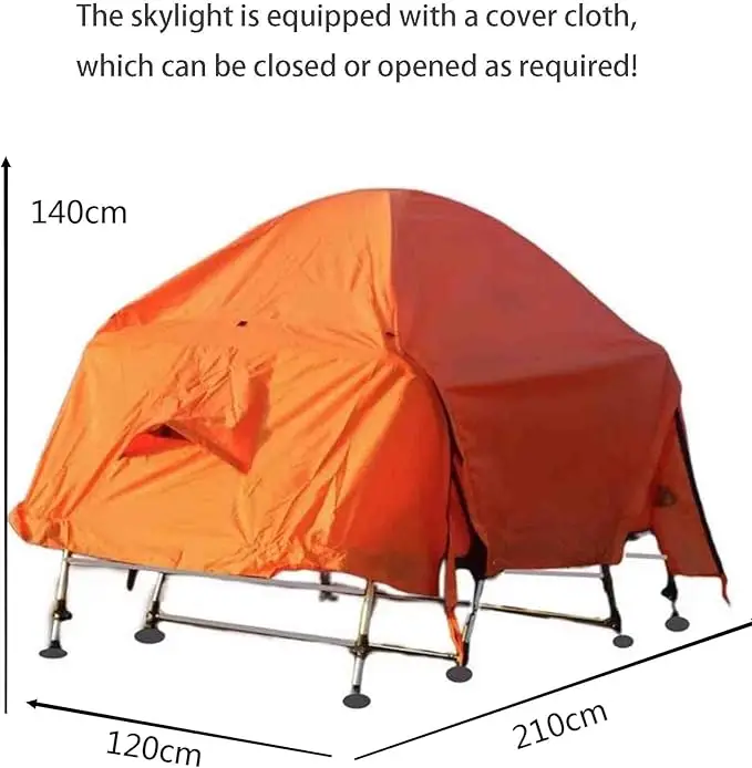 Portable Elevated Camouflage Camping Tent 6