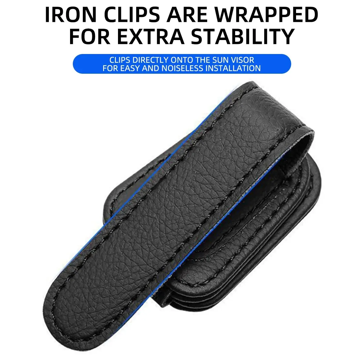 1pcs Universal Car Eyeglass Clip Sun Visor Glasses Holder Card Ticket Sunglasses Storage Holder Fastener Auto Interior Organize car sunglasses clip sun visor organizer