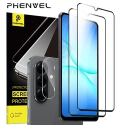 Oleophobic Anti - Shatter Tempered Glass Screen Protector - 2 Screen 1 Lens