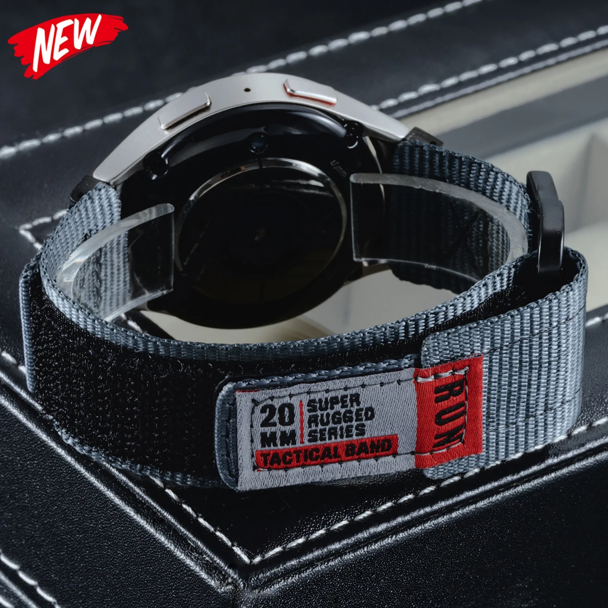 Quick Fit Nylon Watch Strap - Adjustable No Gaps Bracelet