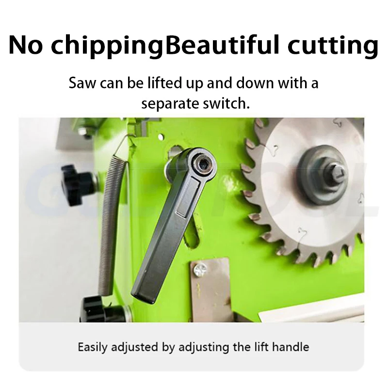 Electric Dust-Free Composite Wood Table Saw Multifunctional Woodworking Sliding Table Saw Integrated Precision Cut 220V woodworking tools woodworking table saw