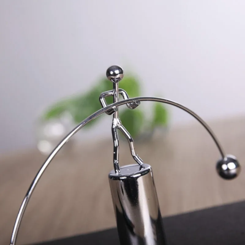 Newtons Cradle Balance Ball Swing Weightlifting Desktop Weights Physics Pendulum Metal Crafts