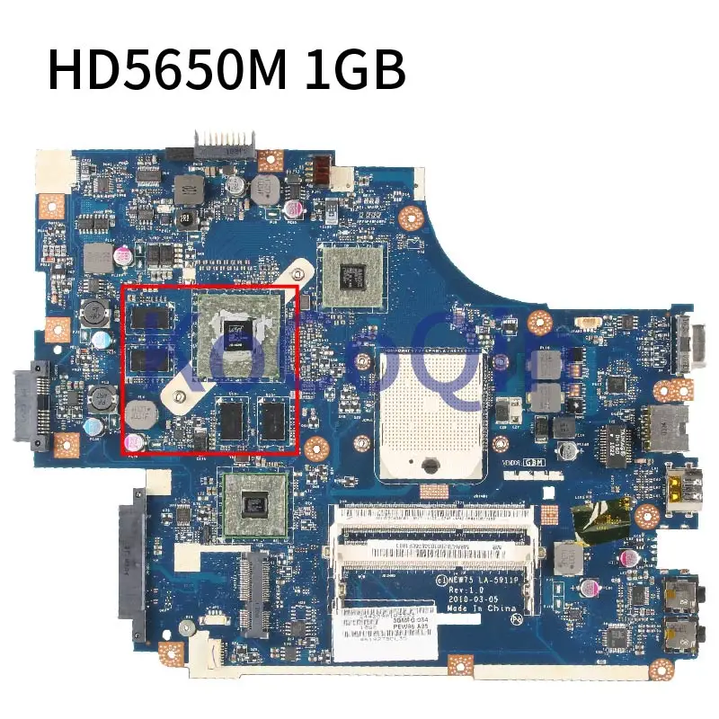 5552 5552G Laptop Motherboard MBR430200 MBWVE02001 HD5650M HD6470M Notebook Mainboard