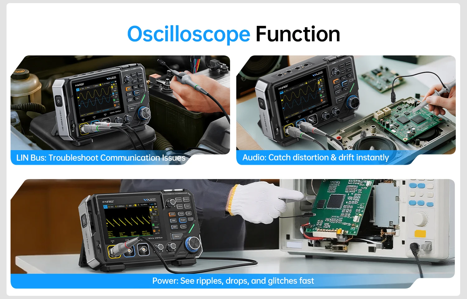 2D15P 3-in-1 Touch Screen Repair Device: 2-Channel, 100MHz,for home appliance or