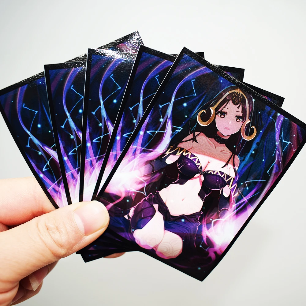 100PCS Card Sleeves Goddess Matte Board Games Ultimate OuterTrading Cards Protector Tarot Shield Magical Card Cover PKM 66x91MM custom free samples manufacturer rfid blocking card bank card protector shield card