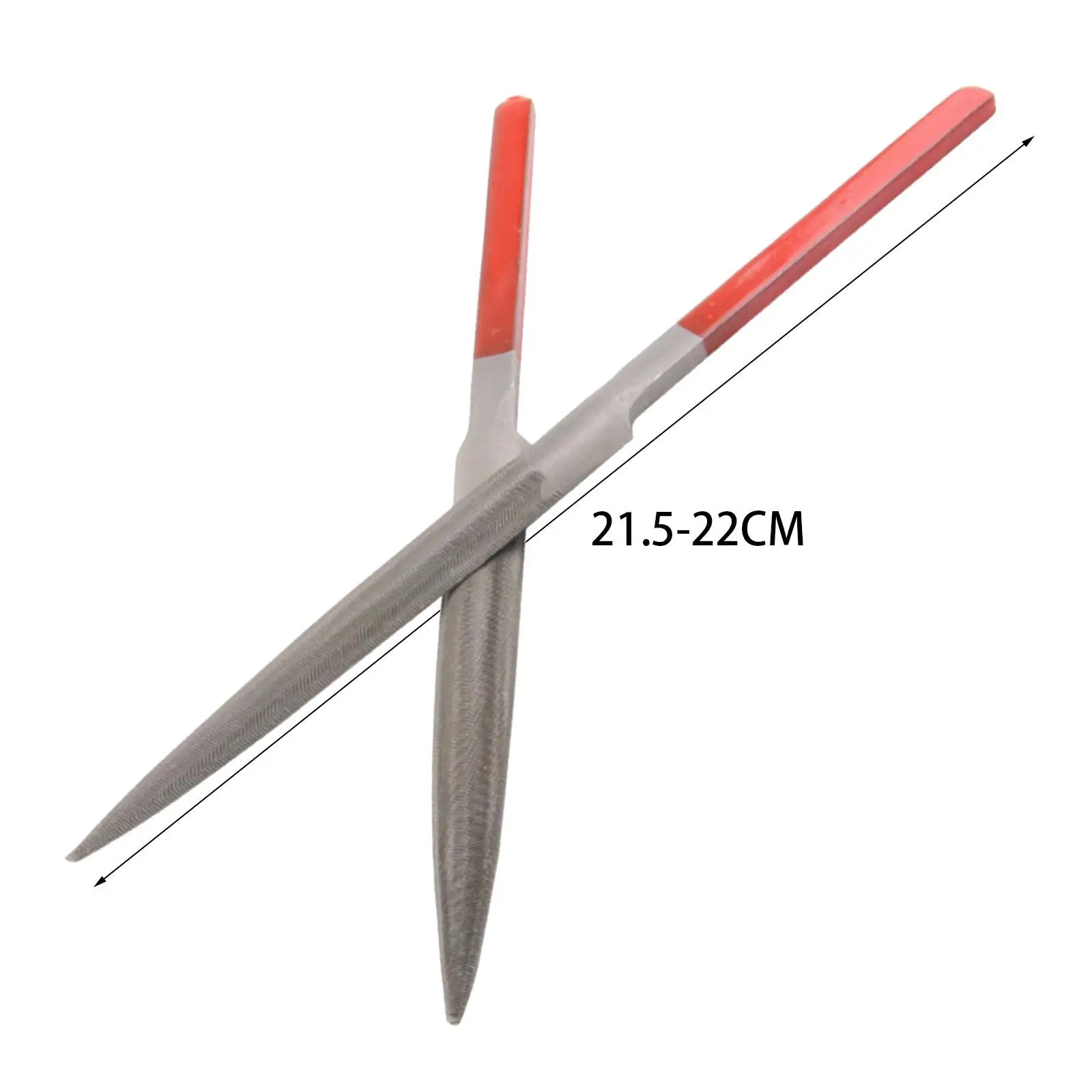 2x Jewelry files Set DIY Hobbies Semi Circular File and Triangular File Jewelry Rough Carving for Glass Wood Stone Jewelry Stone