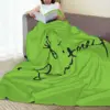 Britney Spears SIGNATURE Blanket Fleece Portable Sofa Throw Blankets For Home Bedroom Outdoor Throws Bedspread Quilt 4
