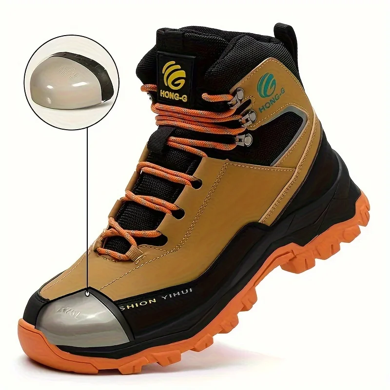Rotary Buckle Men Work Boots 2