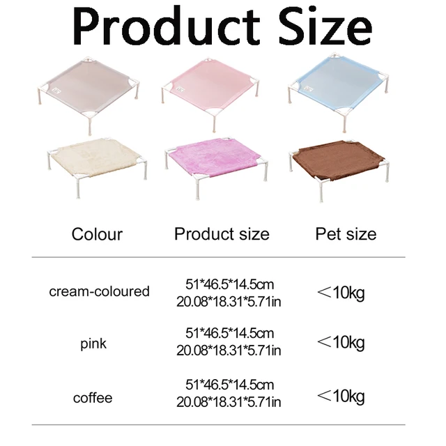 Breathable Cat Hammock Washable Cat Sleeping Mat Removable Plush Dog Bed for Small Dog Cat Supplies 6