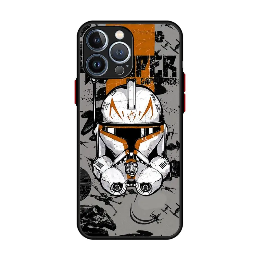 thumbnail image 1 of Funda de teléfono para iPhone 13 15 11 12 16 Pro Max 14 Plus 12 Mini 7 8 XR XS 15Pro MAX Disney S-Star Wars Cool cubierta mate a prueba de golpes, 1 of 5