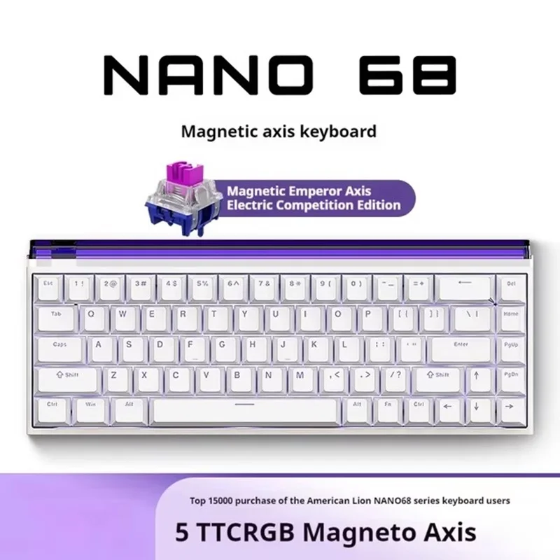 Madlions NANO 68/68 Pro Magnetic Switch Keyboard TTC Axis 8K+