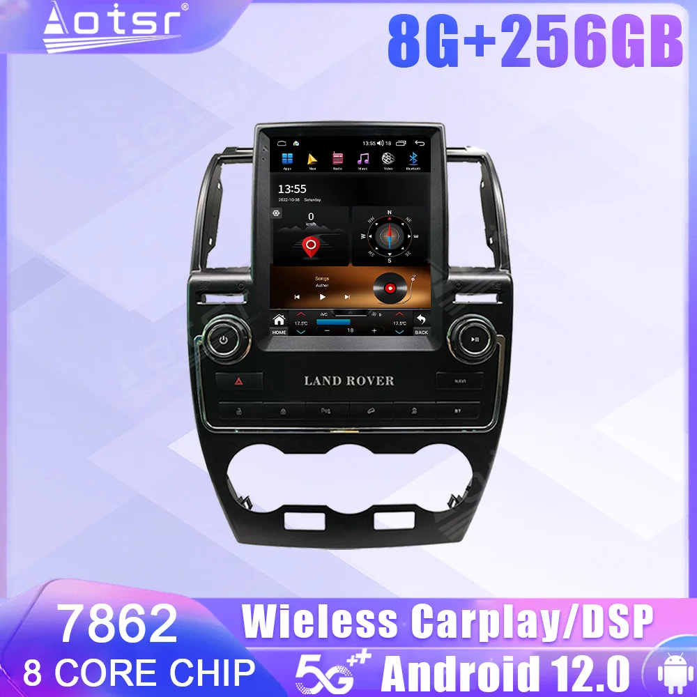 

Android 12 Car Radio For Land Rover Freelander 2 LR2 L359 2006 2007 2008 2009 2010 2011 2012 2013 2014 2015 GPS Stereo Head Unit