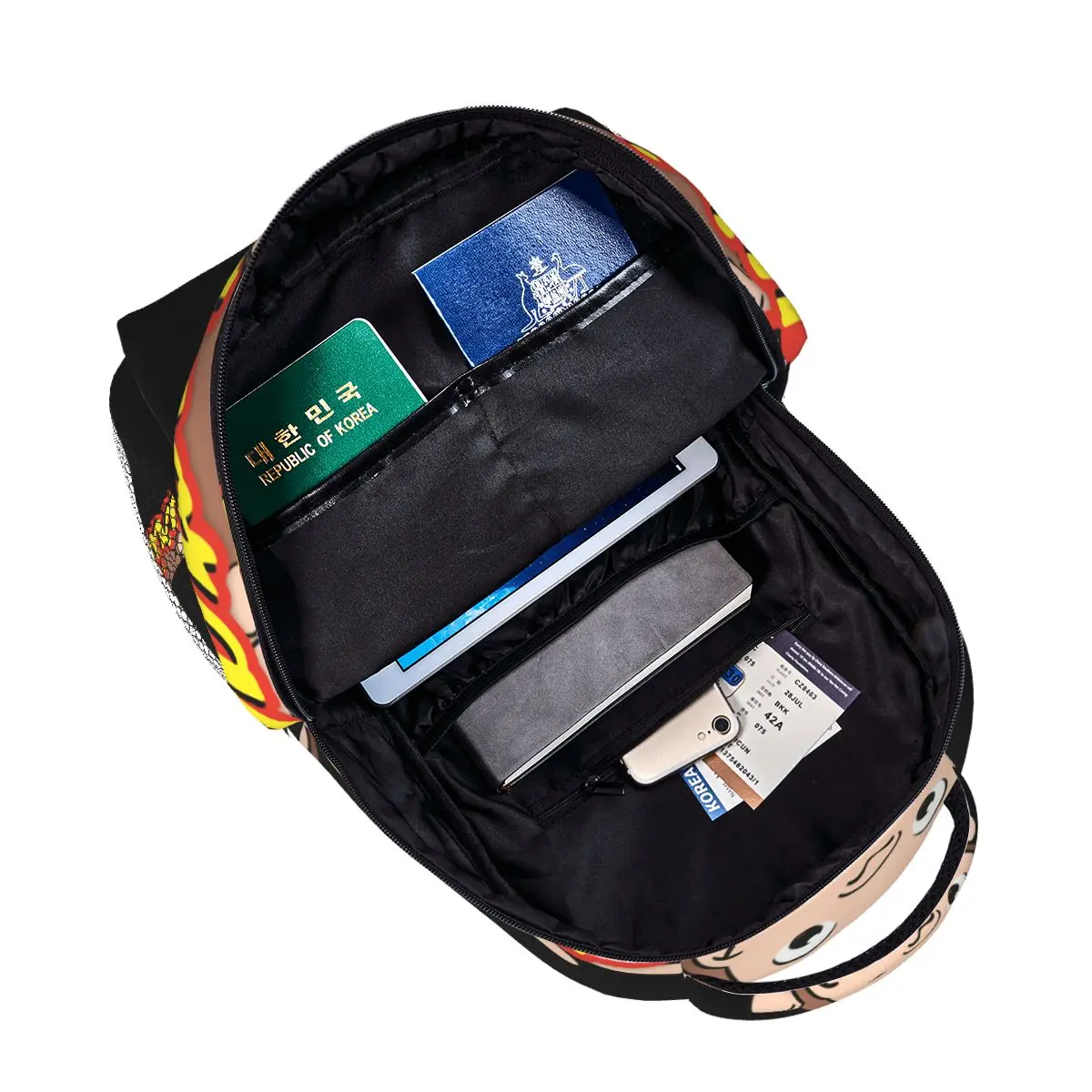 Curious George Kids Logo Casual Backpack Unisex Students Leisure Travel Computer Backpack