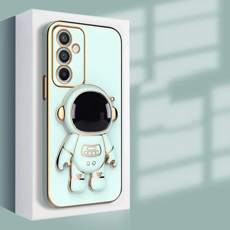 Astronaut Bracket Plating Phone Holder Case