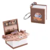Cute 3D Folding Books Bomb Keyrings Durable Shoulder Bag Hanging Pendant For Key Handbag Decor 5