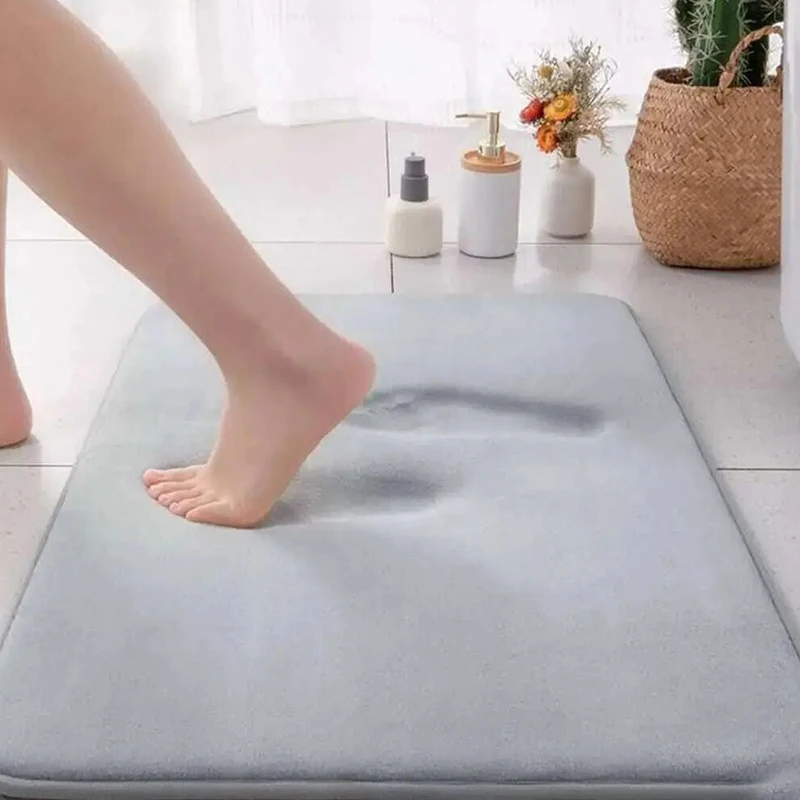 Anti Slip Carpet Bathroom Floor Mat Home