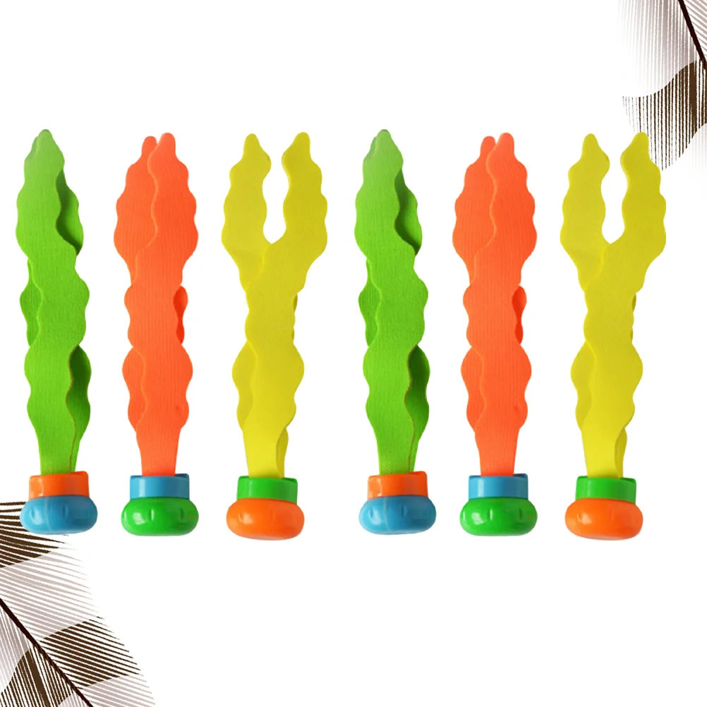 6 Pcs Water Play Kids Underwater Seaweed Toy Summer Diving Swim Toys Gioco Piscina