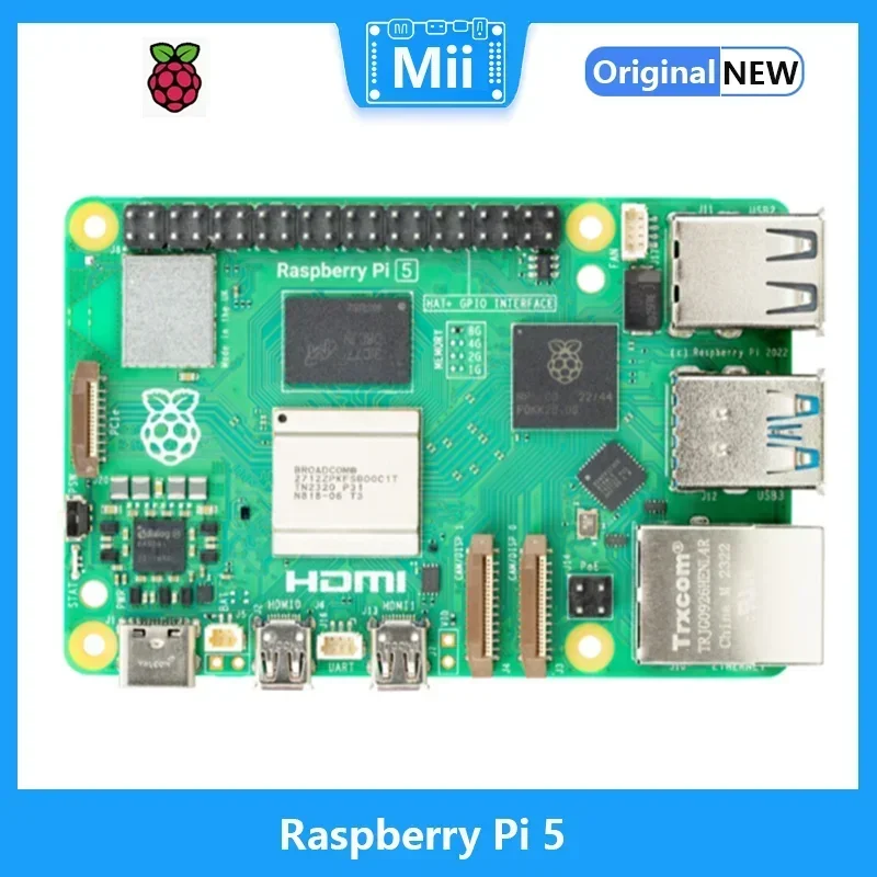 

Official Raspberry Pi 5 4G 8G Ram Arm Cortex-A76 Linux development board New RPI Demon Board
