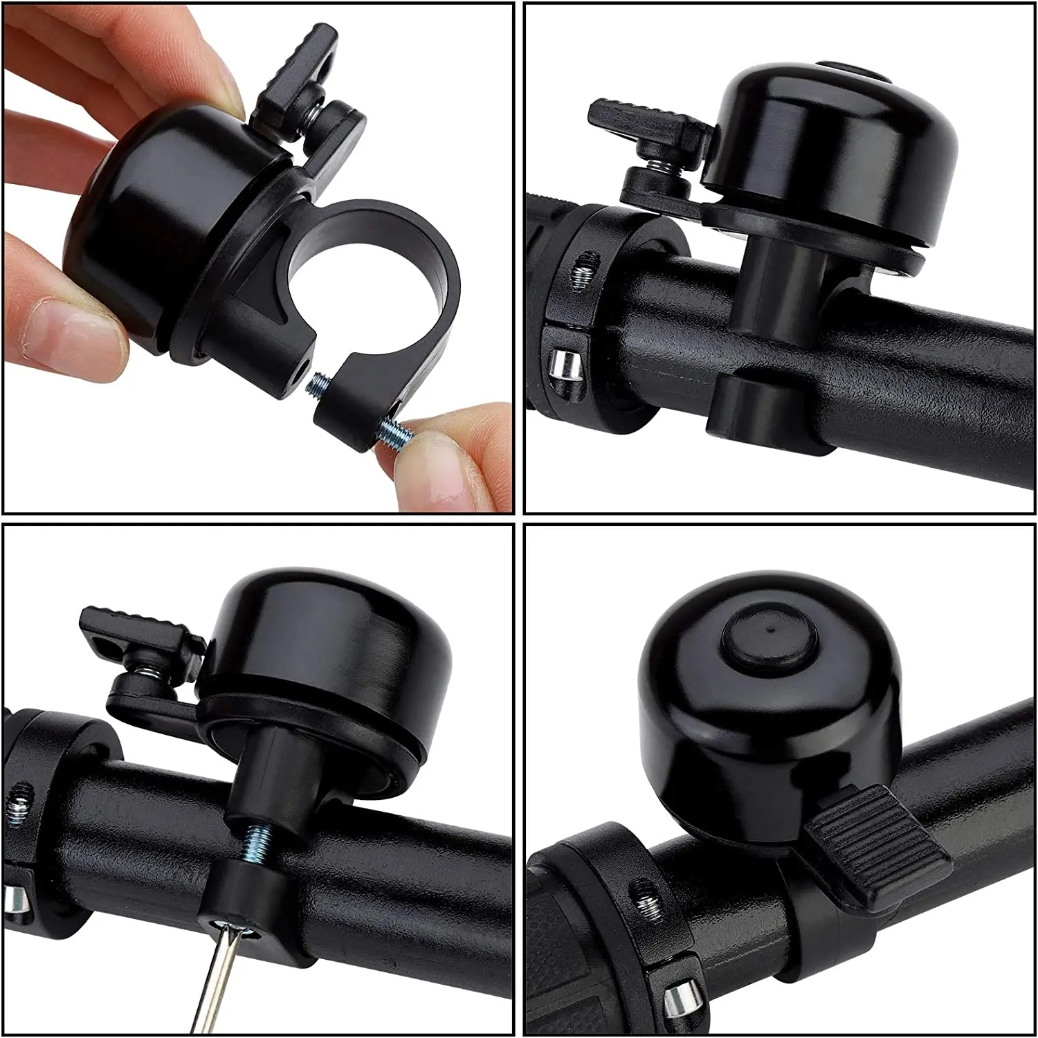 Bicycle Bell Alloy Mountain Road Bike Horn Sound Alarm for Safety Cycling