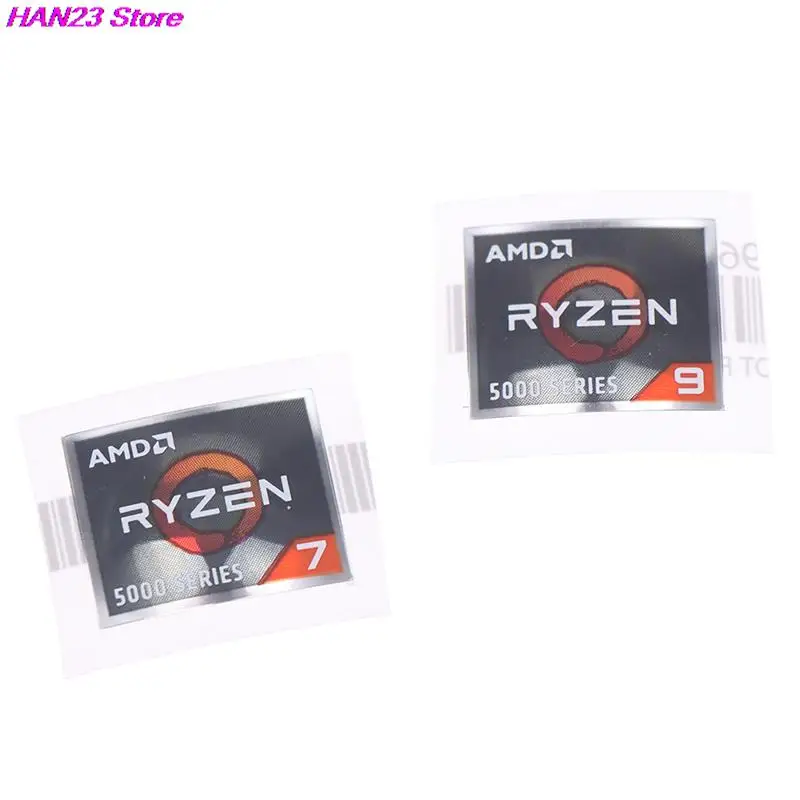 AMD 프로세서 시리즈 스티커, ATHLON Ryzen R 3 5 7 로고, PRO7 세대 라벨, 1.9x1.6cm, 1PC