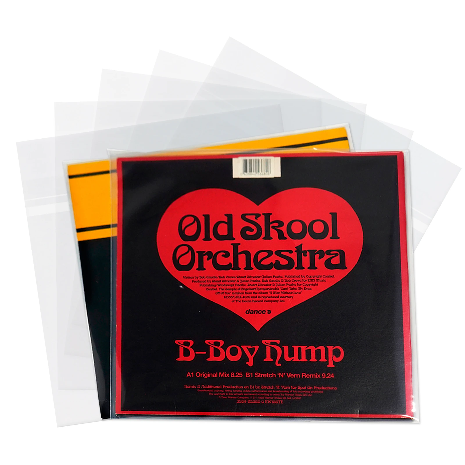 LP 비닐 레코드 정전기 방지 레코드 오디오 턴테이블 보호 가방, 투명 방진 외팔, 12 인치 LP 비닐 가방, 20 개