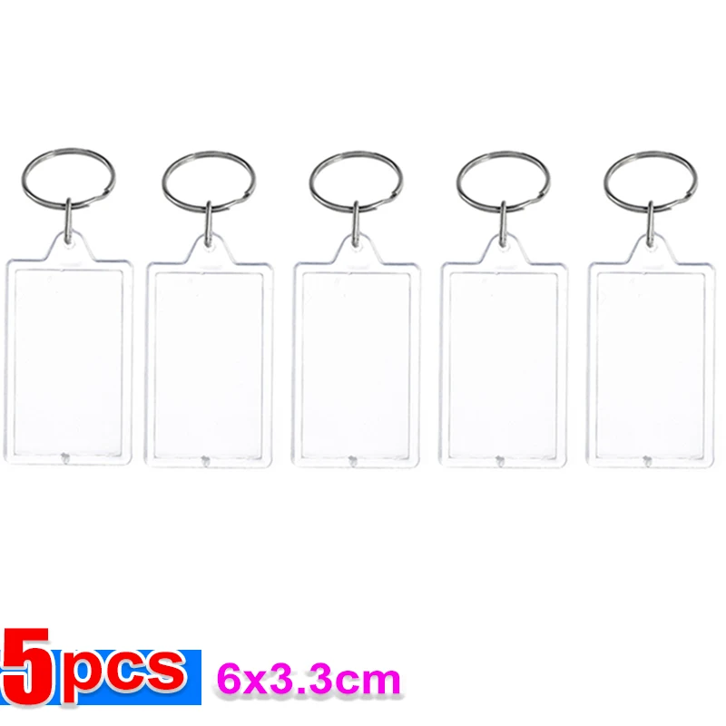 Customizable Clear Acrylic Keychain Frame - Perfect