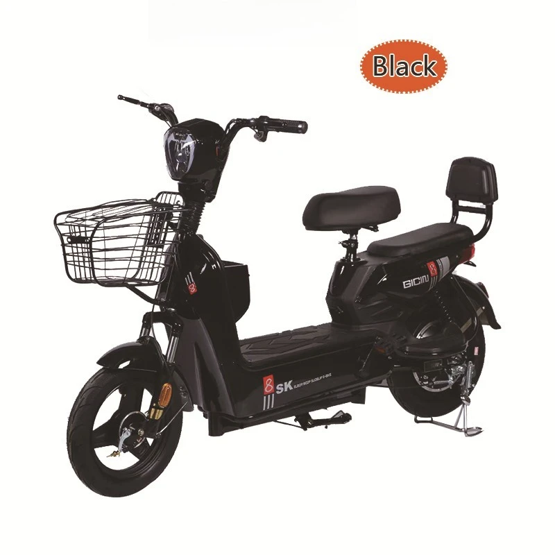 350W Electric Motorcycle 48V Ebike for AdultsHigh-Speed Electric Bicycle with Removable BatteryDual Disc Brakes80-120KM Range