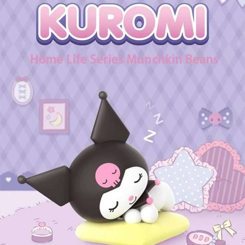 

Sanrio series Kurome home life Moe interesting beans blind box hand puppet tide play desktop ornaments toys birthday gift
