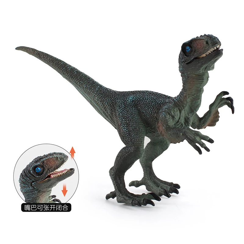 Dinosaur Toy Model Lifelike Dilophosaurus Velociraptor Dinosaurs Figure Action Figures Jurassic World Dino Toy for Children Gift