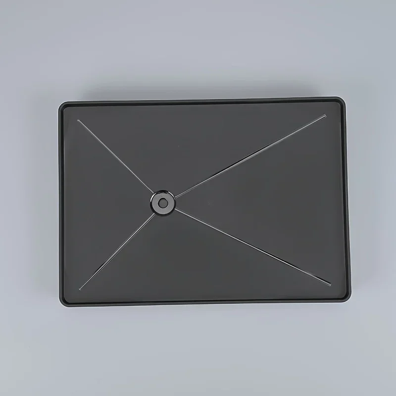 Versatile Black Plastic Kitchen Tray with Sink Drainage-Dish Rack Compatible, Moisture-Proof & Easy to Clean