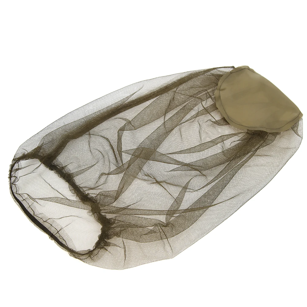 Description Picture 6 of itemPortable Bug Mesh Head Face Protector Outdoor Fishing Cap Midge Mosquito Insect Hat Travel Camping Hats Nets