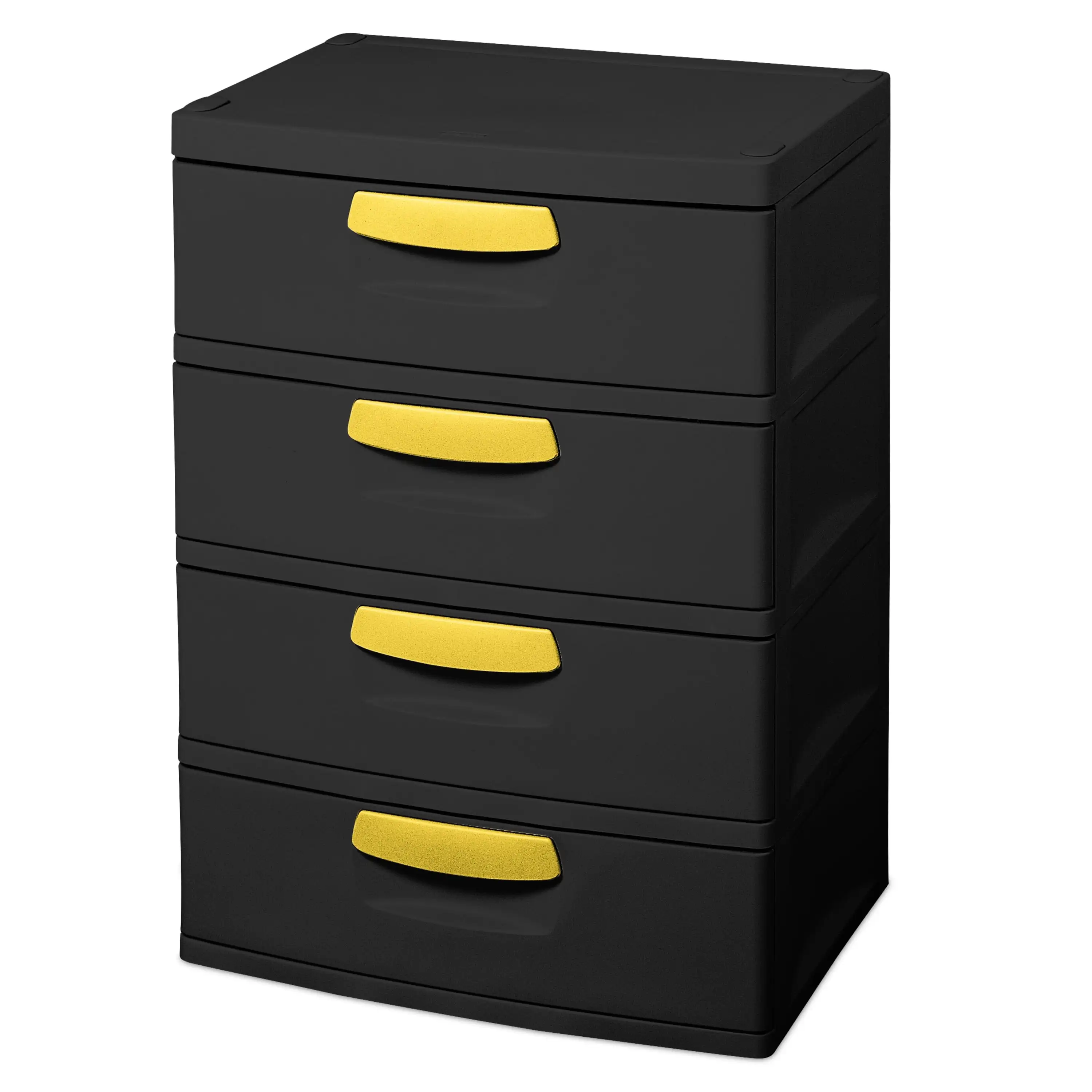 

4 Drawer Unit Black
