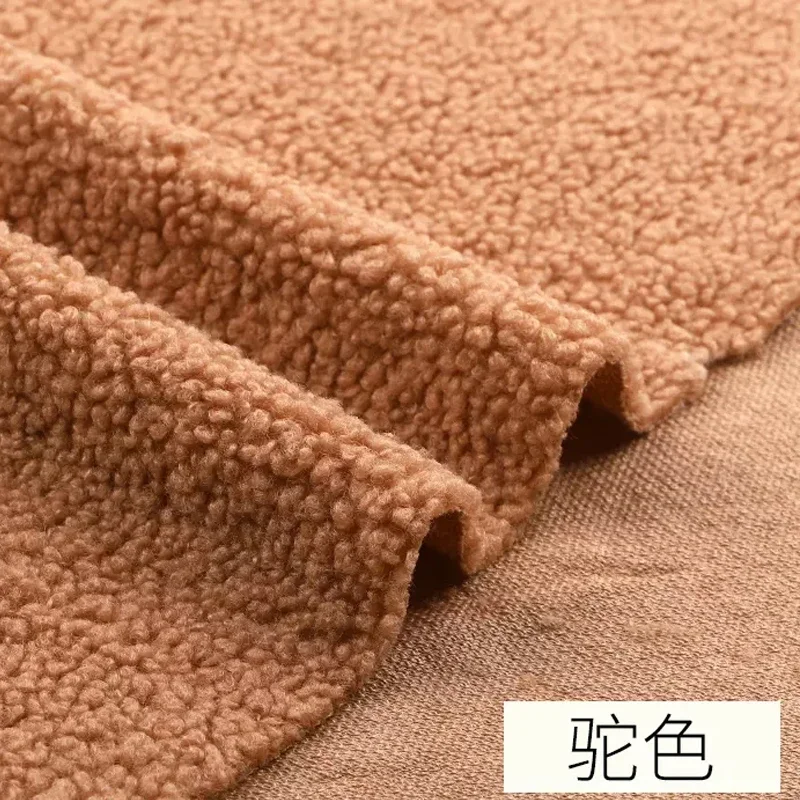 45cm x 50cm 양모 원단 두껍고 따뜻한 코랄 플리스 플러시 스웨터 담요 코트, 인형 안감 DIY 의류 봉제 직물 j8548