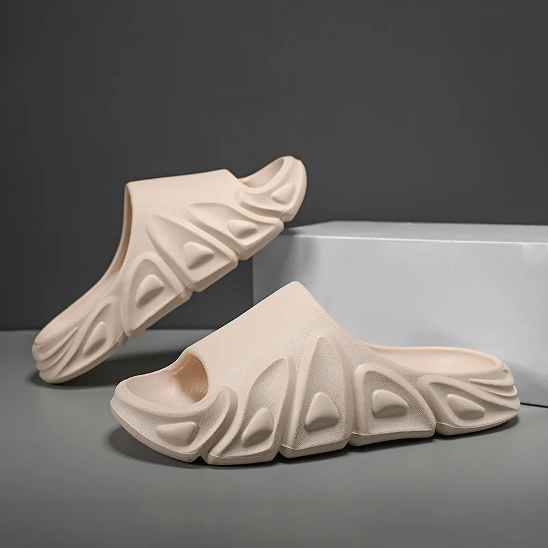 Παντόφλες ανδρικές αντιολισθητικές με παχιά σόλα από μαλακό αφρό παντόφλα για εσωτερικούς χώρους_voghion.com