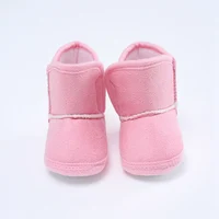 Baby Winter Padded Cotton Shoes Baby Solid Color Soft Sole Toddler Shoes Baby Snow Boots 0-2 Years Old 3