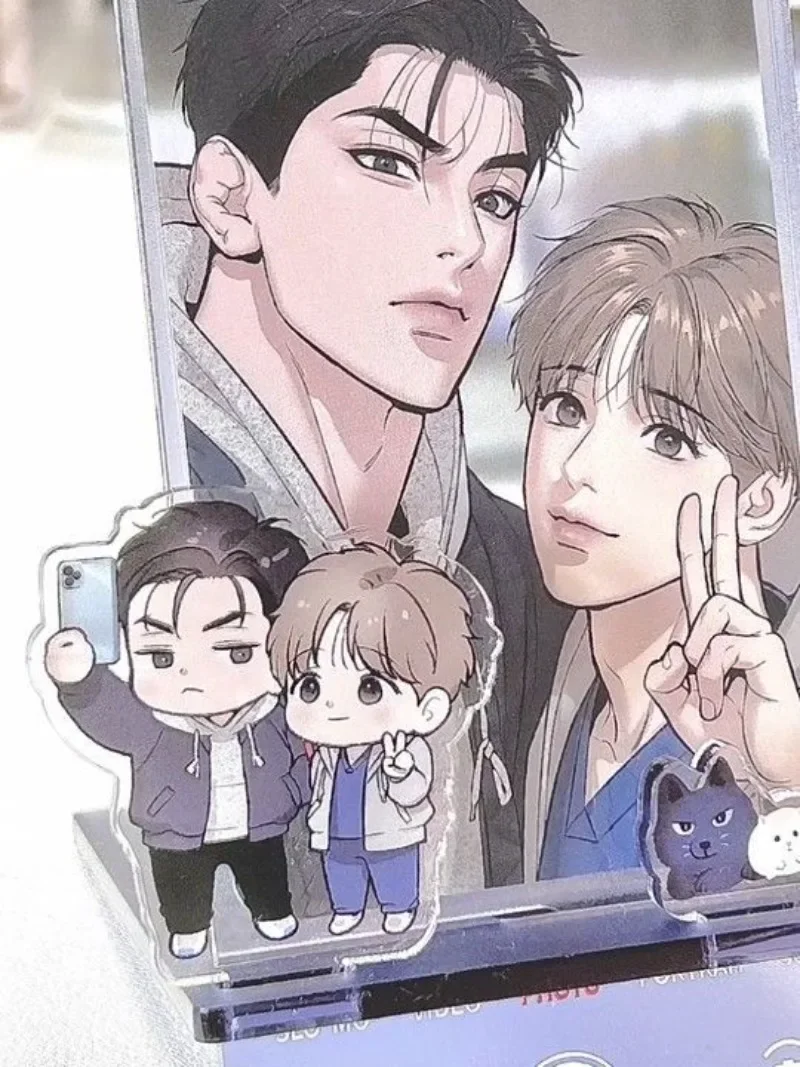 Корейская акриловая подставка BL manwha jinx, коллекция товаров joo jaekyung kim dan mamga, 3 дюйма, витрина для карт, настольный держатель, декоративное украшение