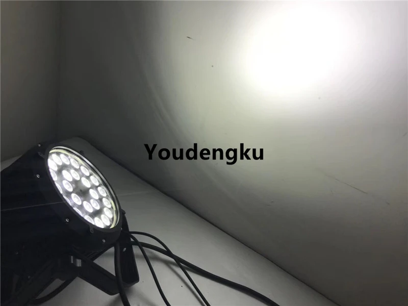 8 pieces night club outdoor lights waterproof par led dmx 24x18w rgbwa uv outdoo