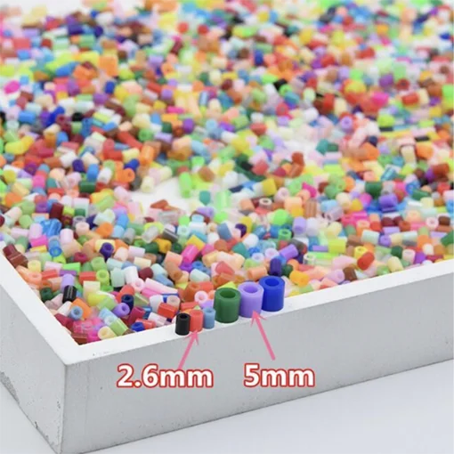 2.6mm Perler Mini Beads 10-50color choose Hama Beads DIY Toy For Kids High  Quality Iron Beads Puzzle Children Gift - AliExpress