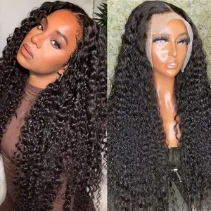 13x6 Lace Front Wigs Human Hair Kinky Curly Wig Human Hair Transparent Lace Frontal Wigs Human Hair